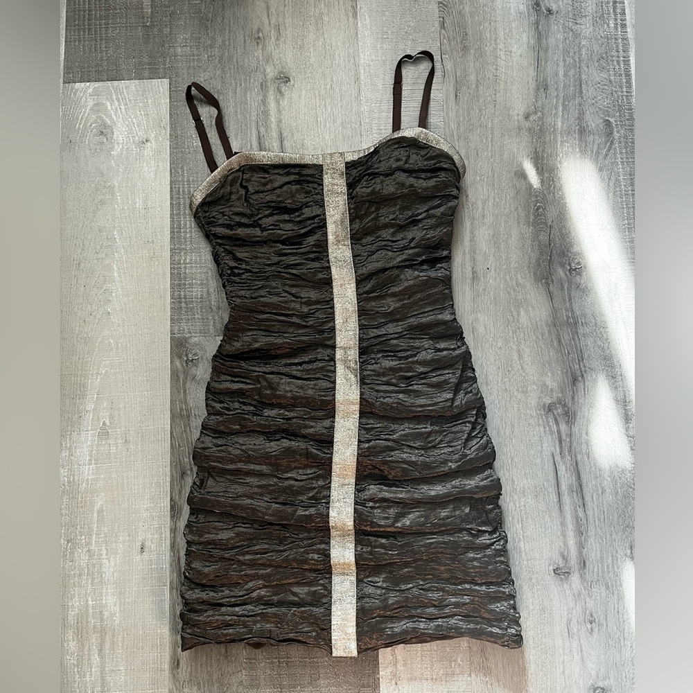 BCBGMaxAzria Ruched Bodycon Dress Size XS